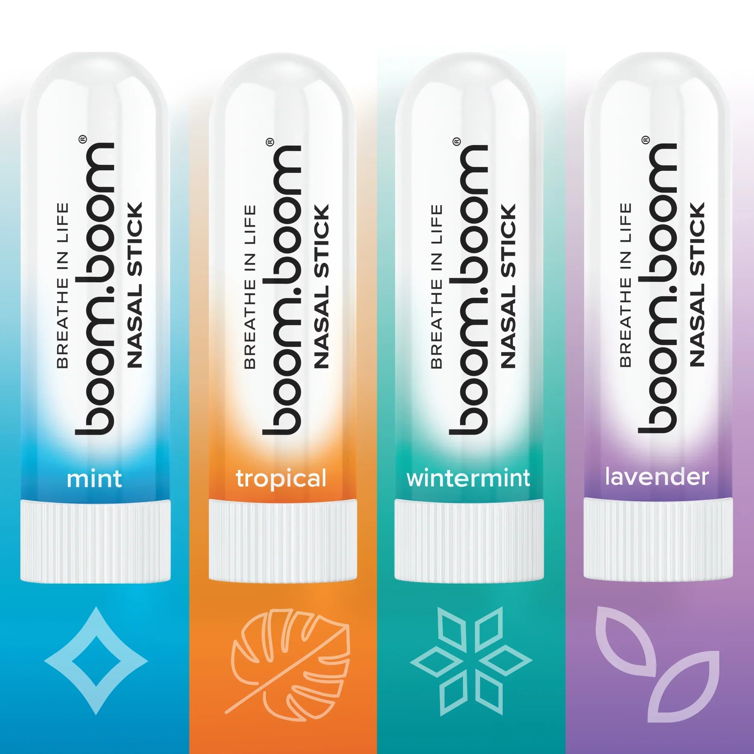 Nasal Stick Vapor Flow Technology | Better Breathing + Natural Focus | Cool Refreshing Sensation | Premium Essential Oils + Menthol Inhaler